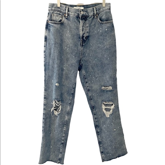 PacSun Denim - Pacsun Distressed High Rise Straight Leg Jeans